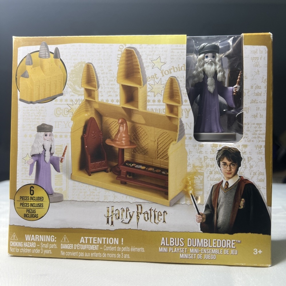 New Harry Potter Albus Dumbledore Mini Playset Spin Master 2025 Sealed NIB
